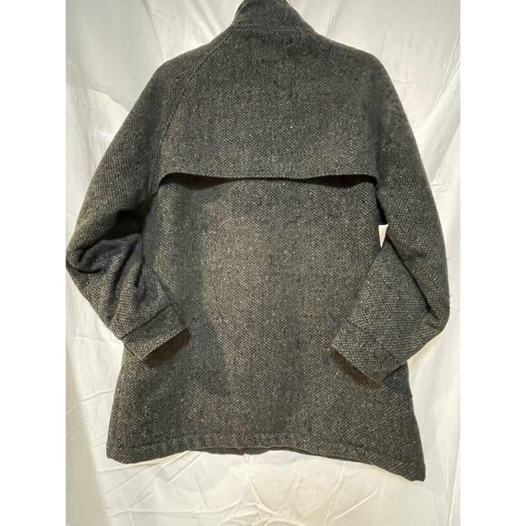 WOOLRICH Woman Vintage 80s Wool Tweed Coat Jacket Women’s Medium Made In USA Zip - Picture 9 of 14